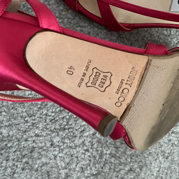 Jimmy Choo Fuchia Sandal heels - Picture 7 of 7